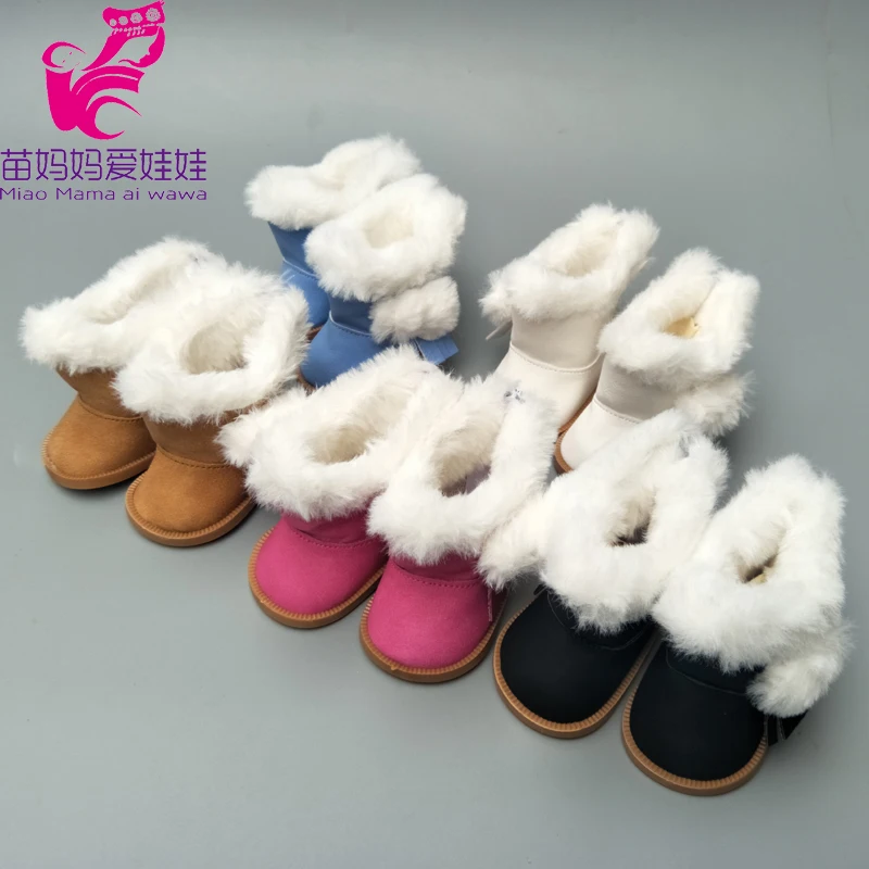 18-дюймовые куклы для девочек зимние ботинки обувь маленьких кукол зимняя игрушки