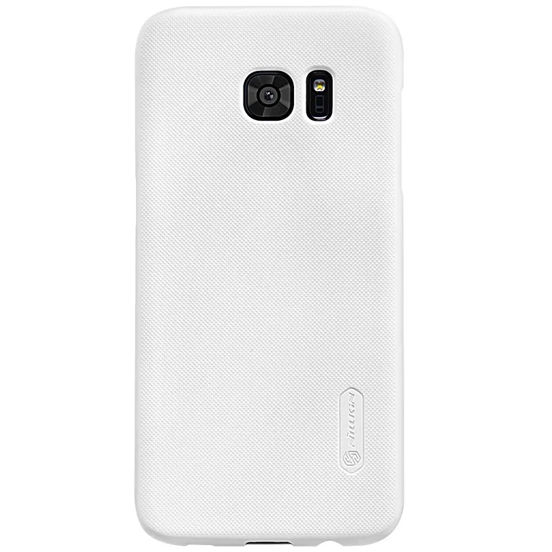 White Чехол для samsung Galaxy S7 Edge, матовый чехол Nillkin, жесткая задняя крышка для samsung Galaxy S7 Edge - Цвет: White