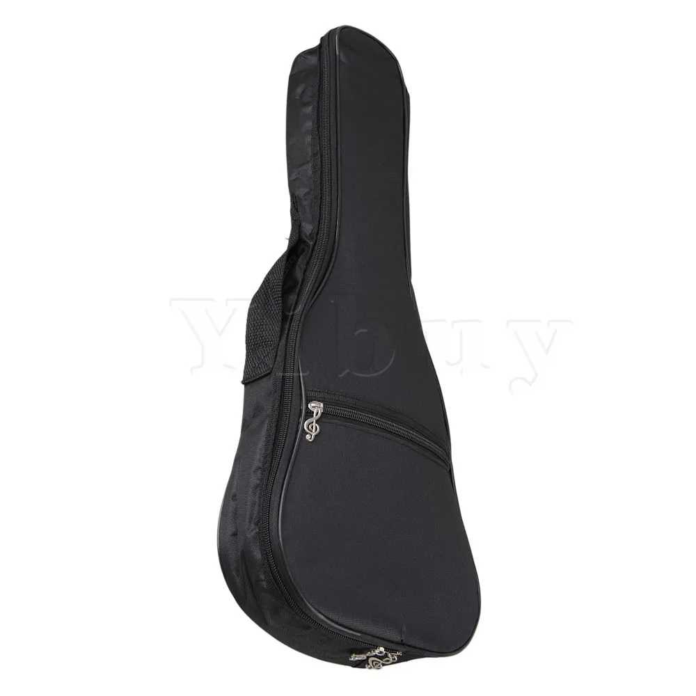 

Yibuy 62 x24cm 23" Black Ukulele Gig Bag Soft Case Padded for Travel Protective