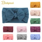 18 Цвета, украшение для детей, повязка на голову, повязка для малышей для девочек большой бант на резинке для маленьких девочек повязки для волос аксессуары для волос, Товары для новорожденных Фотография реквизит для новорожденных повязка на голову