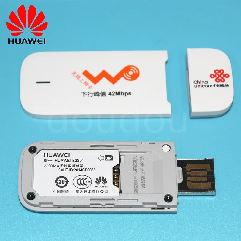 Разблокированный Новый huawei E3351 3g usb модем 42 Мбит к оператору сотовой связи HSPA +