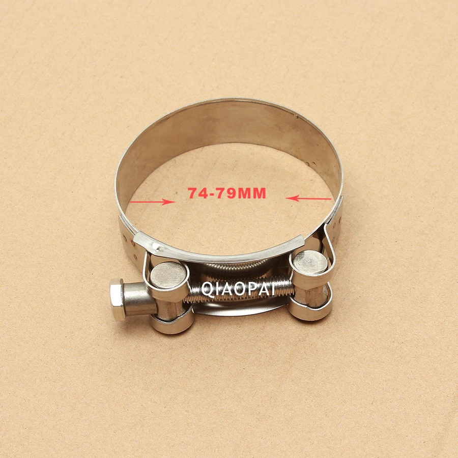 1 шт. универсальный зажим для выхлопных газов мотоцикла автомобиля фиксированное