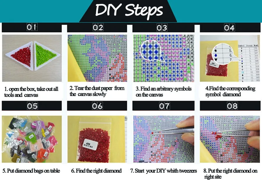 DIY Diamond Painting Cross Stitch flower lily Resin Needlework Home Decor Full Rhinestone Mosaic Embroidery | Дом и сад