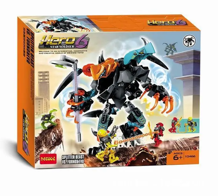 Модели строительные наборы совместимые с lege Hero Factory pan arms 3D блоки обучающая модель