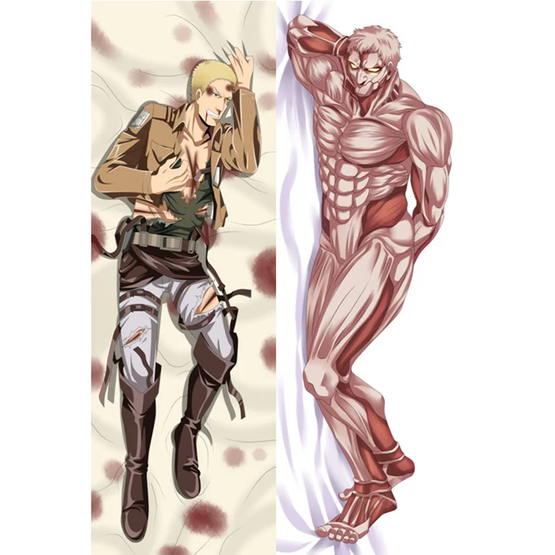 3 Аниме Shingeki no Kyojin украшения подушки Чехол Крышка для косплея по аниме «атака на Титанов»(черные спортивные брюки облегающие постельные принадлежности для тела подушку чехол s - Цвет: 3