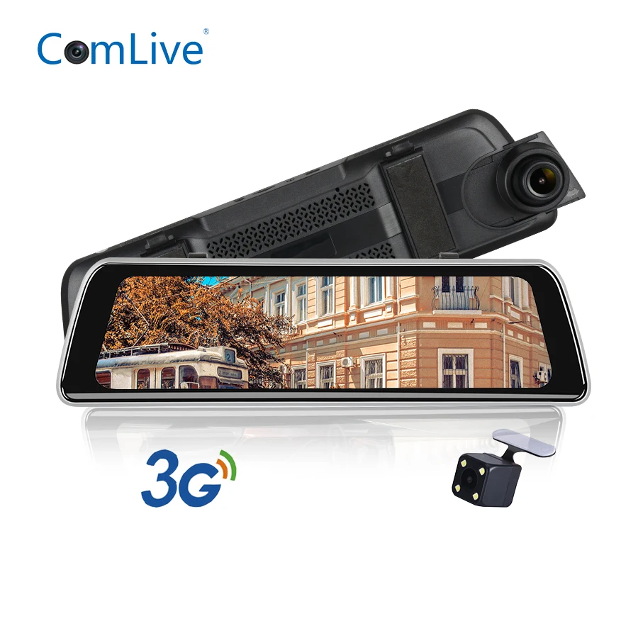 Новейший 3G10 &quotзеркальный автомобильный рекордер HD1080P двойная камера gps