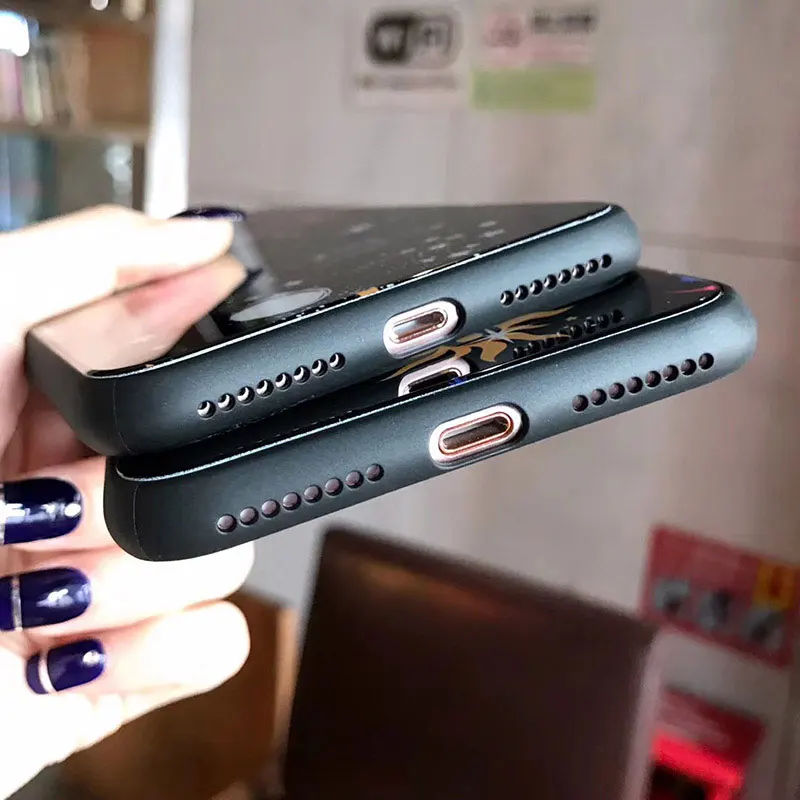 Чехол для телефона Boucho Universe Planet iphone X чехол 6 6s 7 8 Plus серия чехлы из закаленного