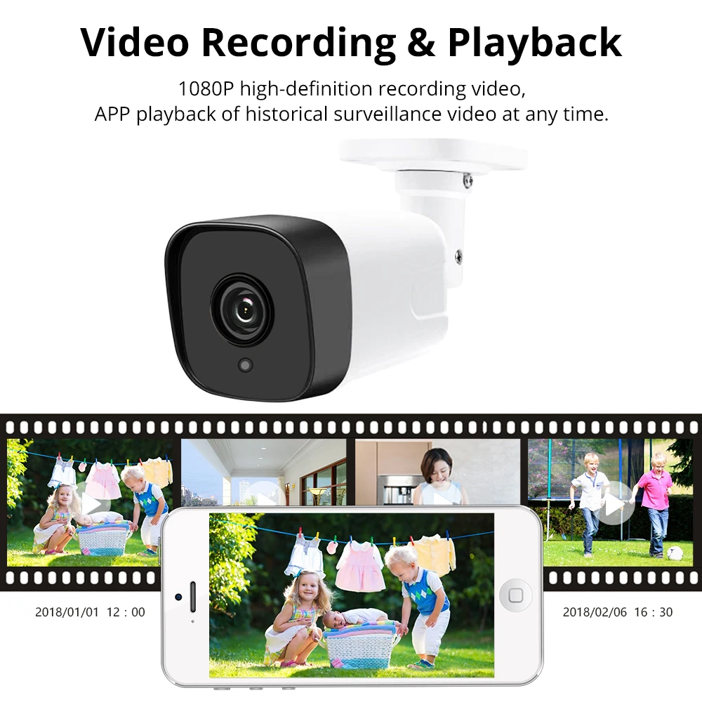 Tuya Smart Life наружная CCTV Len камера s IP безопасности WiFi Intercome Умный дом Охранная