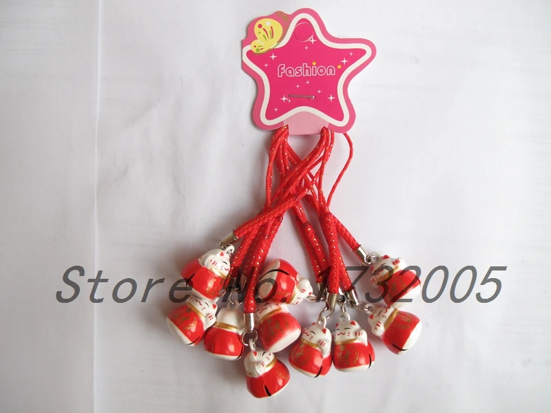 Брелок для ключей с кольцом и подвеской в виде мультяшного кота 60 шт. сделай сам