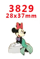 3829 30 шт мультфильм персонаж плоское украшение из смолы PR 2812 - Цвет: 3829