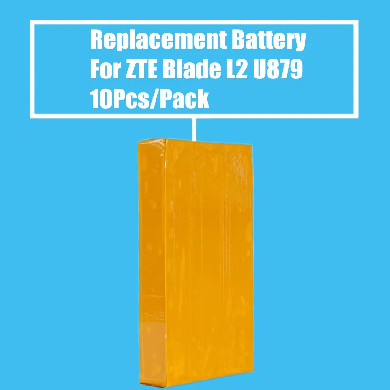

New Arrival 10Pcs/Pack Replacement Battery 2000mah For ZTE Blade L2 U879 U889 Mobile Phone High Quality