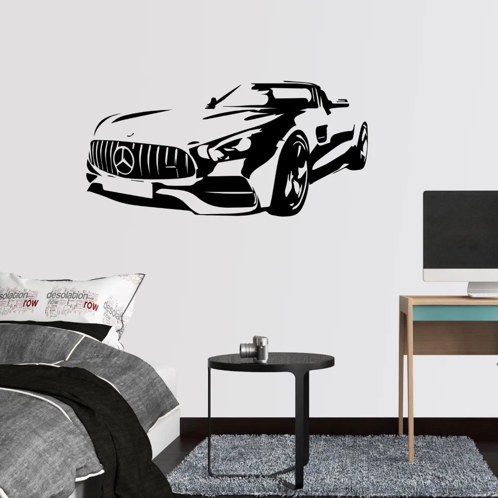 Художественный Декор AMG GT Roadster настенная наклейка с цитатами для мальчиков