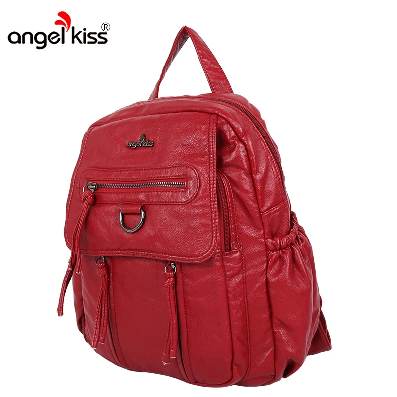 Angel kiss женский рюкзак из искусственной кожи высококачественный Повседневный