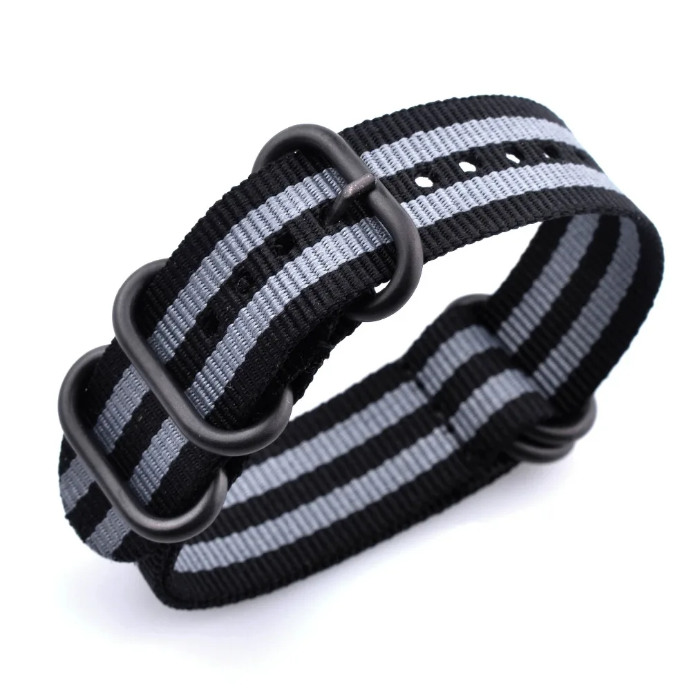 Нейлоновый ремешок для часов мужчин и женщин сверхпрочный 20 мм 22 24 нейлоновый