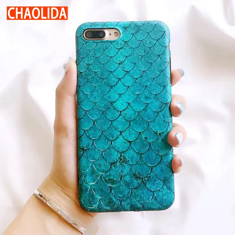 Чехол для Iphone X 6 6s 6Plus 7 7Plus 8 8Plus с синим светом CHAOLIDA IMD |