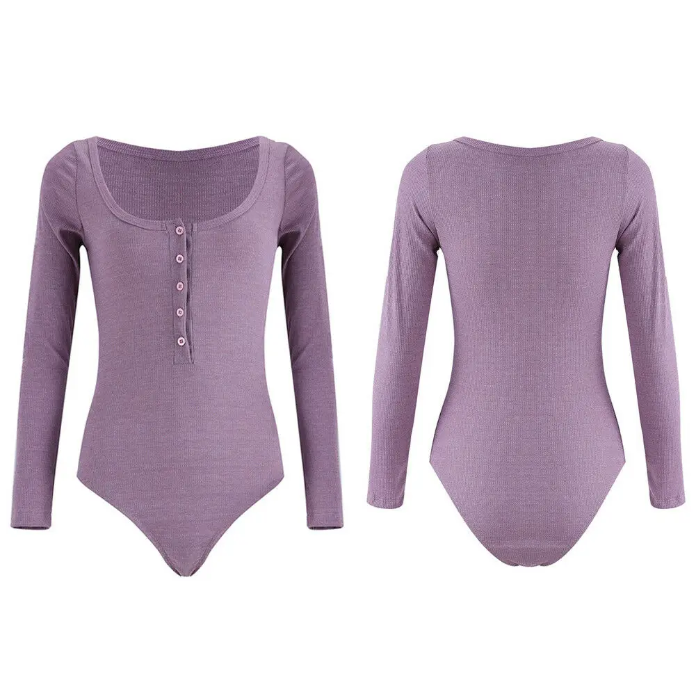 Новые женские модные повседневные Летние Боди на кнопках однотонные боди с