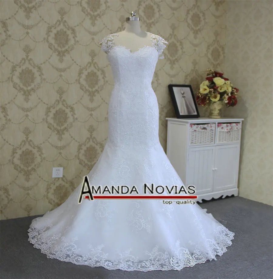 Женское кружевное платье Русалка Amanda Novias потрясающее свадебное 2019|amanda novias|wedding