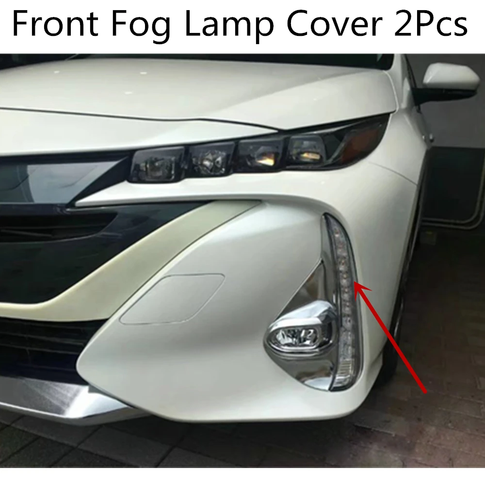 Задняя противотуманная фара для Toyota Prius Phv передняя крышка отделка рамка из