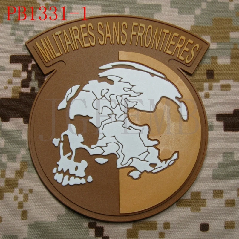 MGS Miltanires Sans Frontieres 3D ПВХ патч
