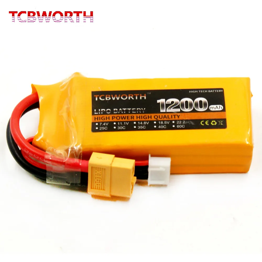 TCBWORTH Новый 4S провод с силикатной гелевой Батарея 14 8 V 1200 мА/ч 35C для дистанционно