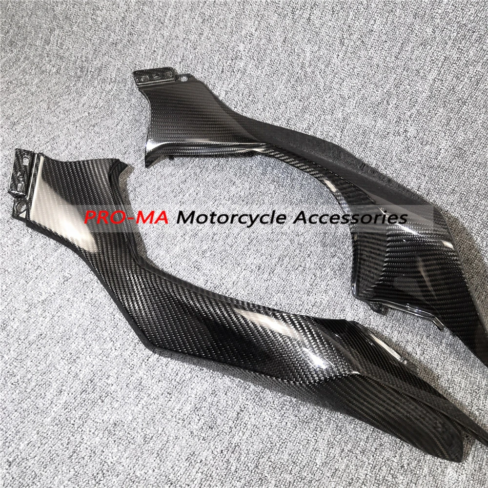 Мотоцикл(место сбоку Панель) место Обтекатели в углеродного волокна для Kawasaki Z1000+ твил