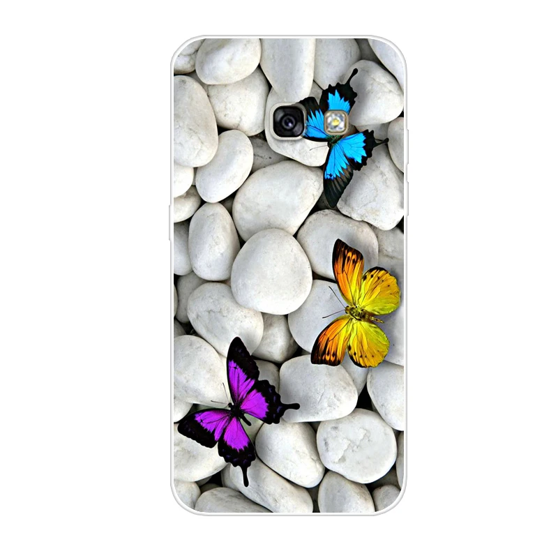 Case For Samsung Galaxy A7 2017 A720F Transparent Printing Drawing Silicone Phone Cases Cover A720FL |