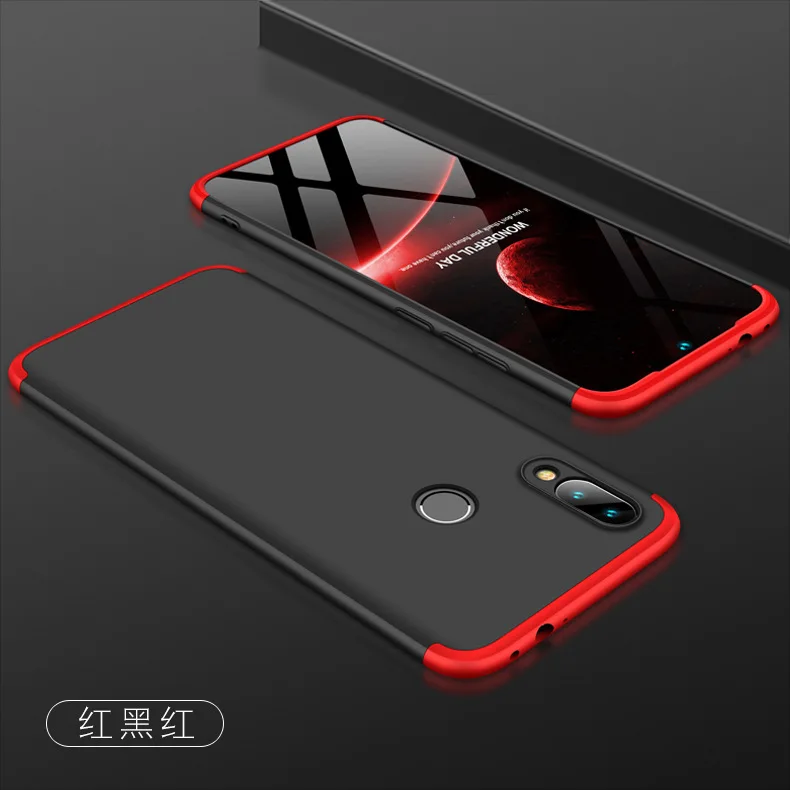 Новый чехол для Xiaomi Redmi Note 7 pro Чехол 3 в 1 дизайн 360 полная защита Fundas | Мобильные