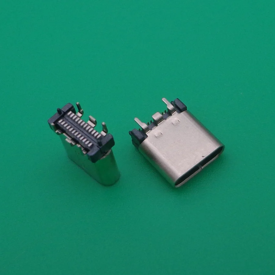USB 3 1 Type C гнездовой разъем 24pin вертикальный PCB высокоскоростной DIY разъемы Замена
