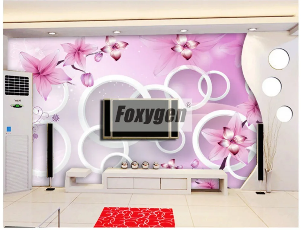 

Customzied NON-WOVEN Wallpaper mural with kinds of nice 3D flowers animals Forest abstract landscapes cities and trees designs