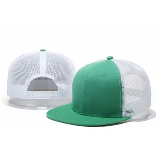 Adjustable Snapback Trucker Baseball Cap Hat Men Unisex Mesh Visor Flat UK | Аксессуары для одежды