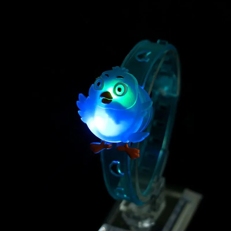 

Kids Adults Cartoon LED Flashing Wristband Blinking Bracelet Glow Bangle Toys Gifts Glow Party Concert Bar Birthday Toy Gift