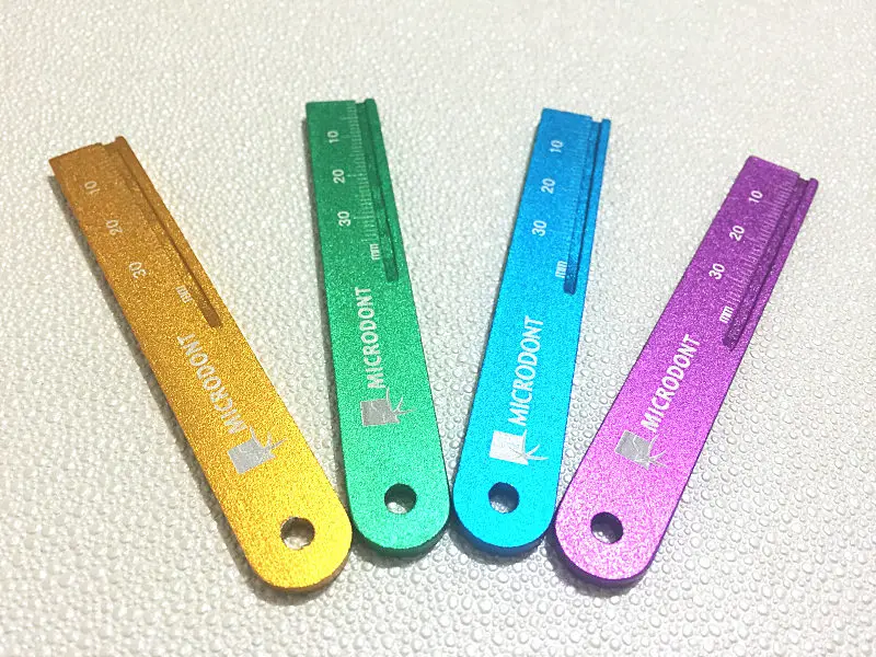 Стоматологическая эндодонтическая шкала измерения пульса Gutta Percha Point Ruler B047|gutta