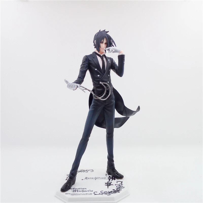 Аниме Black Butler Себастьян Михаэлис Brinquedos MH Gem ПВХ 24 см фигурку Коллекционная кукла