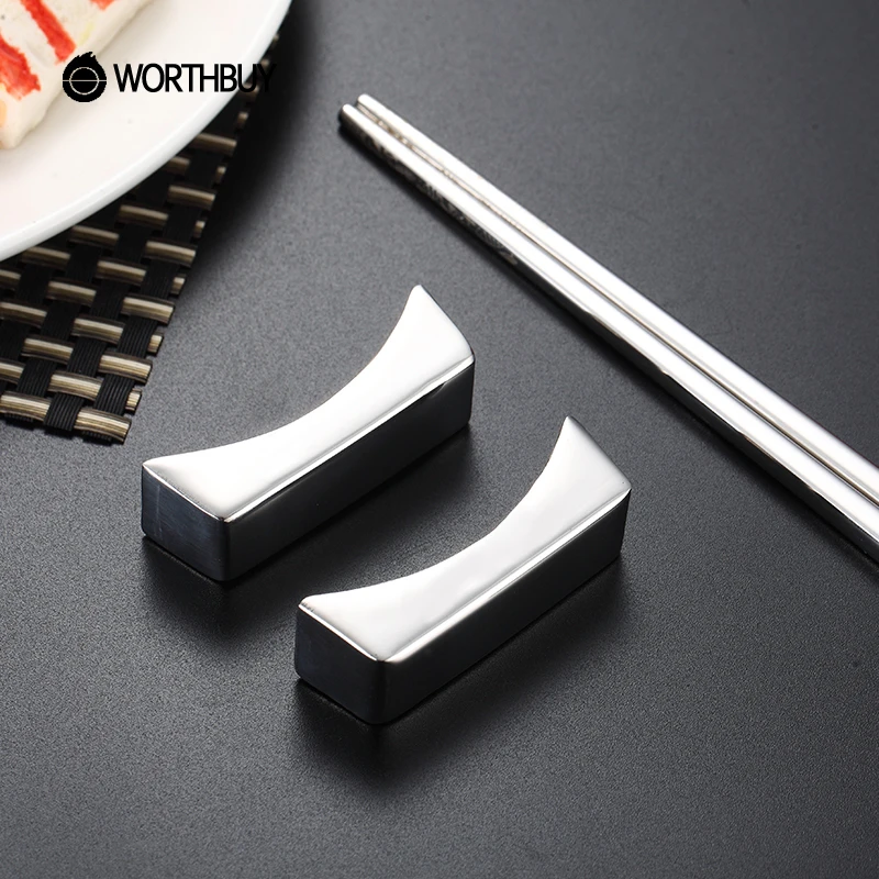WORTHBUY держатель для еды из нержавеющей стали 304 многоразовый 1 шт.|chopstick holder|chopstick