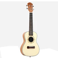 high quality 26 inch ukulele 4 nylon string hawaiian sapele mini acoustic guitar uku guitar concert ukelele white mahogan uk2601