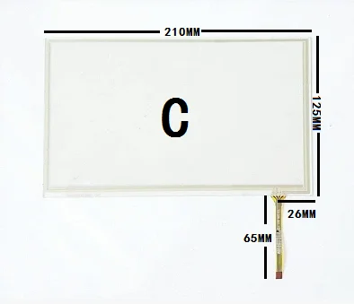 HSD090IDW1 AT090TN10 12 Новый 9 дюймов 210*126 210*125 четыре провода Сопротивление сенсорный