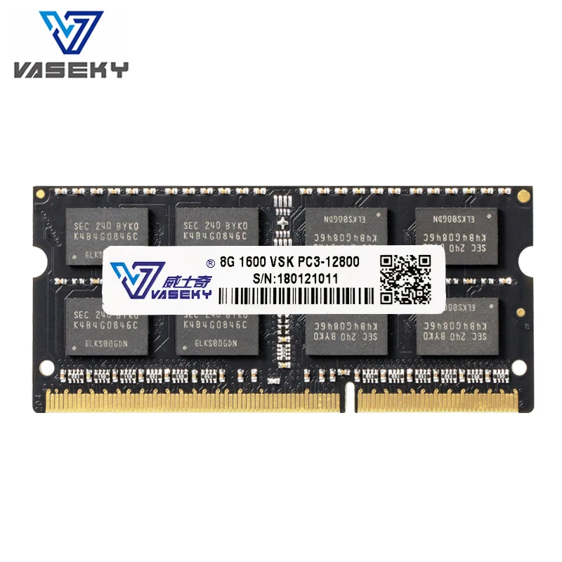 Оперативная память Vaseky 2 ГБ 4 8 2G 4G 8G модуль памяти для компьютера PC3 DDR3 10600 12800 S 1600