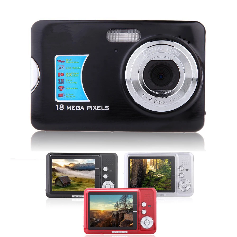 Цифровая компактная камера Winait Max 18MP цифровая для домашнего использования съемки