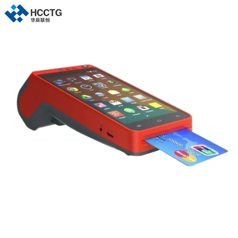 Программируемый торговый Rfid Android 7 POS терминал со встроенным принтером HCC