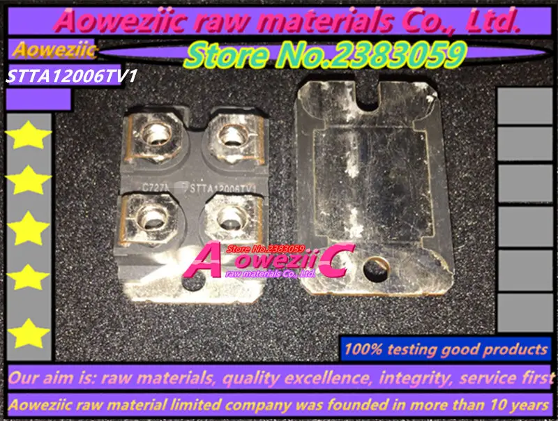 100% testing good products STTA12006TV1 module 150A 600V (original product has been discontinued, refurbished product only)
100% testing good products STTA12006TV1 module 150A 600V (original product has been discontinued, refurbished product only)