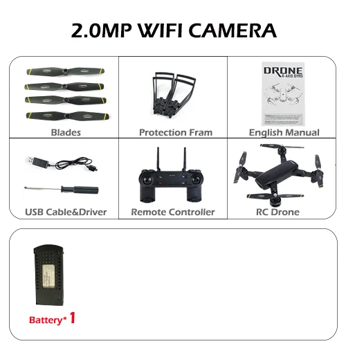 2.0MP 1B SG700 SG700S Дрон с камерой 4k 1080P 720P HD камера Дрон Профессиональный Дрон дрона Квадрокоптер игрушка-Вертолет игрушка - Цвет: 2.0MP 1B