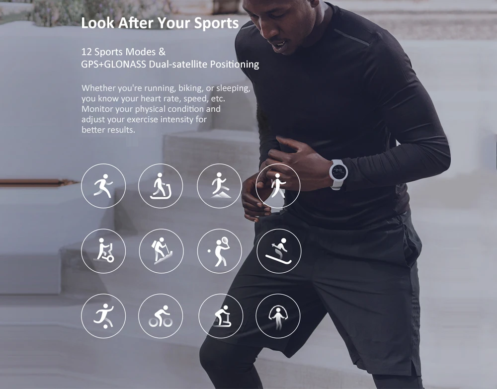Глобальная версия Huami AMAZFIT Verge/Verge Lite умные часы IP68 Водонепроницаемые Смарт-часы gps AMOLED спортивный фитнес-трекер