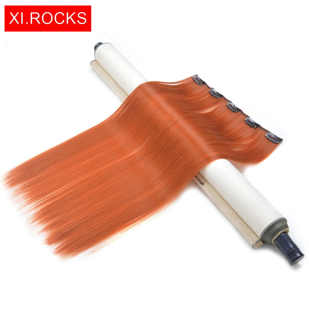 Синтетический женский парик WJLZ5050 3 упаковки Xi.Rocks прямые накладные волосы на