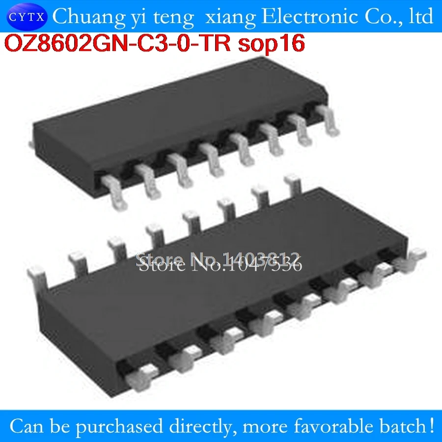 

OZ8602GN 8602GN OZ8602 SOP16 IC OZ8602GN-C3-0-TR 10 шт./лот