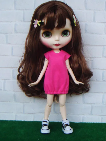 1 комплект, повседневное спортивное пальто и платье для Blyth Barbies Licca Azone 1/6 bjd Momoko, кукольная одежда, аксессуары