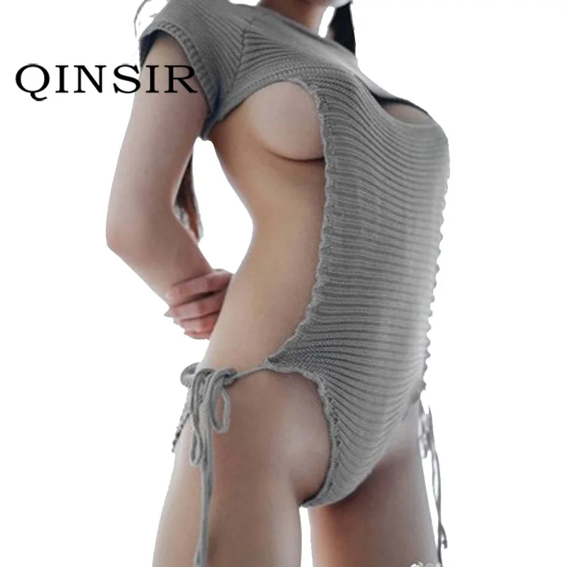 Козер женские крючком водолазка полые свитер лето Virgin Killer пуловеры Japanes