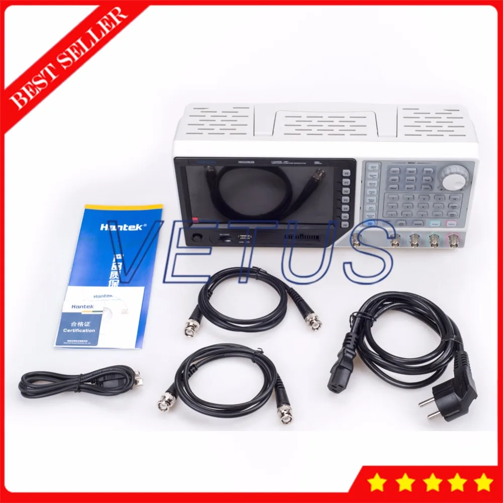 Настольный генератор сигналов Hantek HDG2062B с 2 канальной функцией DDS произвольная
