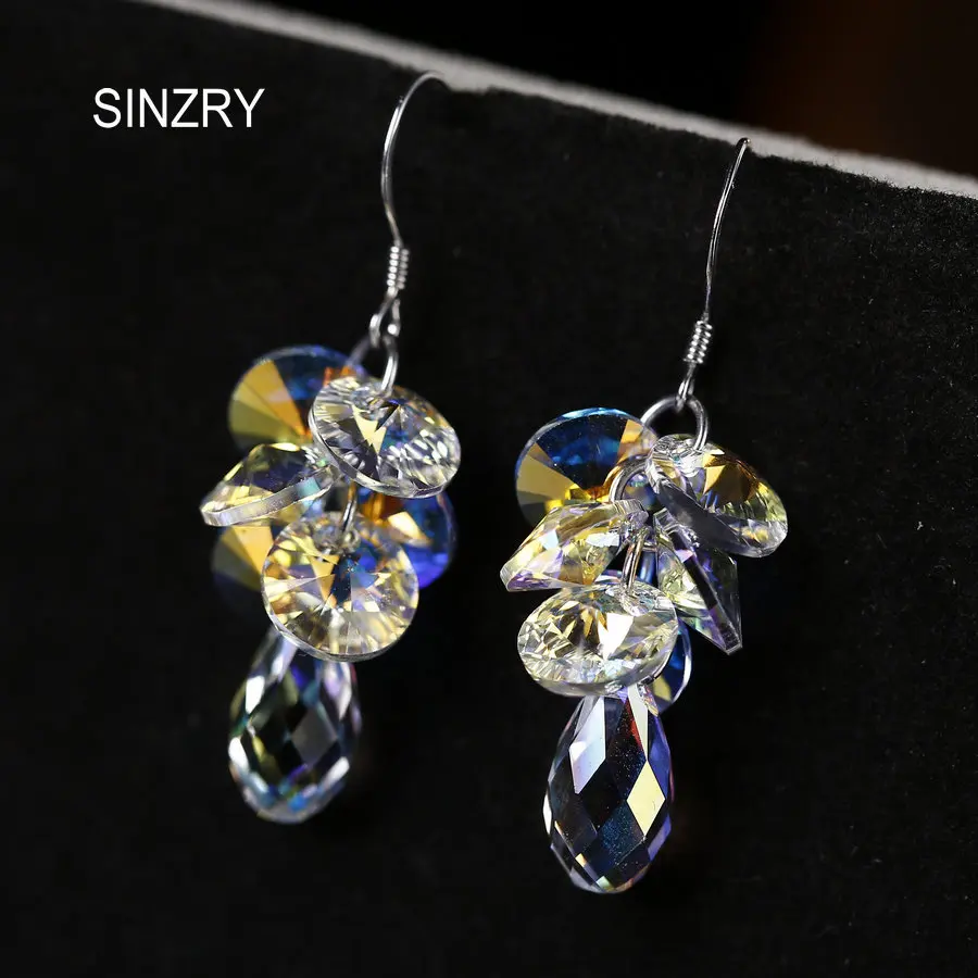 SINZRY sweety ювелирные изделия DIY Ручная работа подвеска-кристалл серьги из