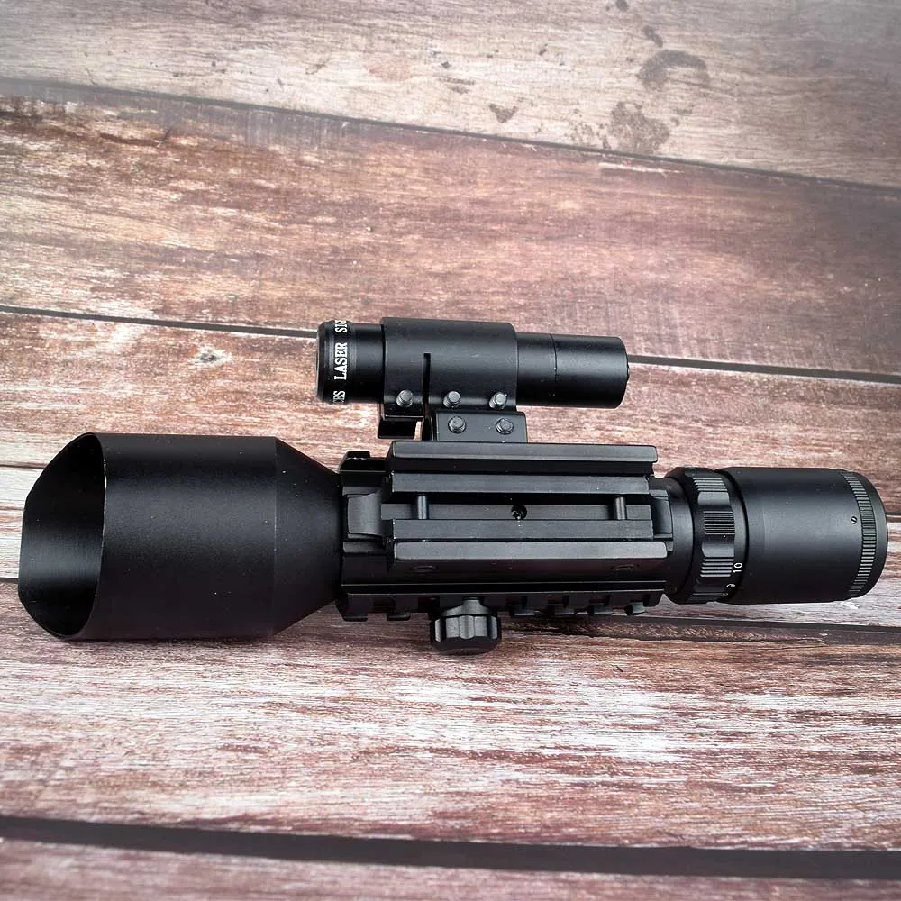 Тактический Оптический прицел M9 3 10x42EG для прицельной охоты с красной и зеленой