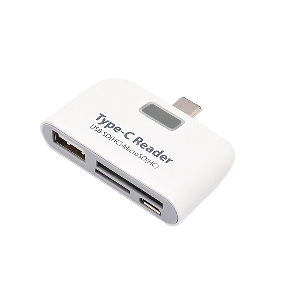 4 в 1 USB Type-C кардридер OTG TF Micro SD карты адаптер Зарядка для Macbook Phone Tablet XR649 |